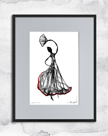 Minimalistyczna grafika z ramą - nr 140, Maja Gajewska