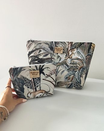 Duża Kosmetyczka Monkey & Banana Tree, Słodkiego Miłego Szycia