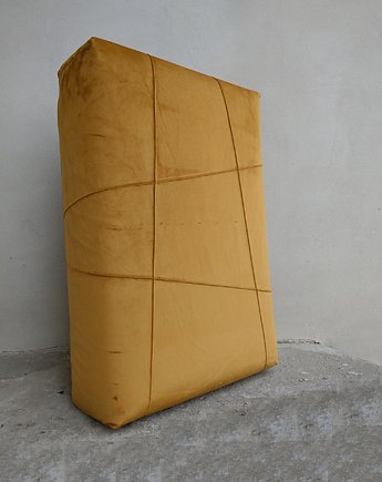Futon materac pikowany Velvet  Siedzisko na podłogę Musztarda, nisza