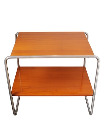 Stolik B12 Marcel Breuer Thonet, Czechosłowacja, lata 30. Bauhaus, Relikt design