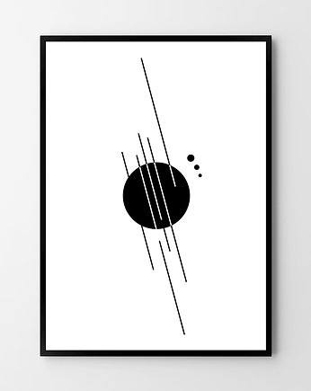 Plakat Black circle, OSOBY - Prezent dla 3 latka