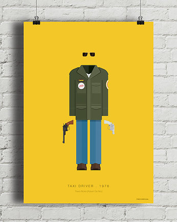 Plakat Taxi Driver, minimalmill