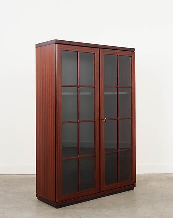 Witryna mahoniowa, duński design, lata 70, produkcja: Dania, Przetwory design