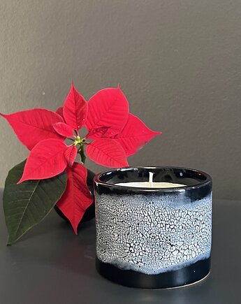 Świeca sojowa w ceramice 260 ml - szarlotka, PIEGO Ceramika