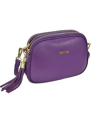 Torebka skórzana na ramię - 3 osobne komory  (6198), BOSCCOLO