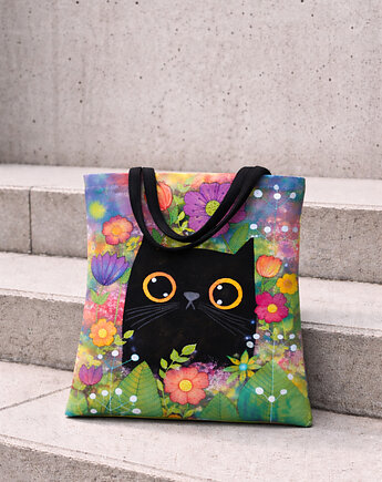 Torba ekologiczna. Kot w kwiatach, Malgorzata Domanska