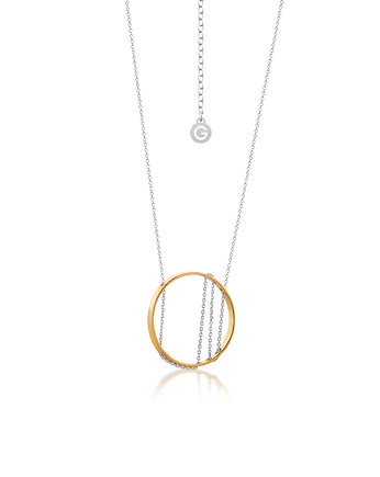 Naszyjnik złocony hoop  gold, Glare