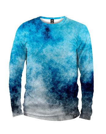 Koszulka Longsleeve Męska DR.CROW Blue Grunge, DrCrow