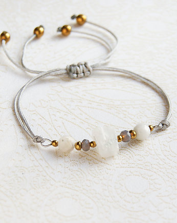 Amulet - kobieca energia - kamień księżycowy, kaktusia