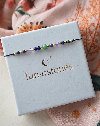 Bransoletka Zodiak STRZELEC, Lunarstones