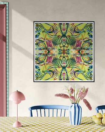 Ulotność myśli, autorski graficzny obraz, AAS Art Studio