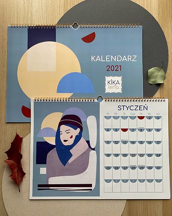 Kalendarz/ planer 2021 Motyw Kobiety, KIKAleria
