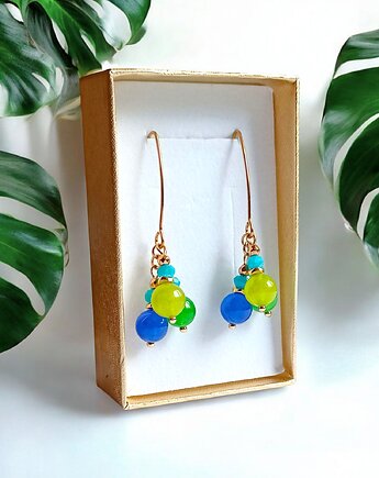 Kolczyki : summer BREEZE collection ::  53mm, kaktusia