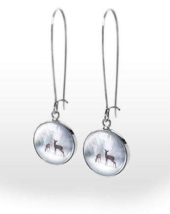 Kolczyki - Sarenki -  wiszące, yenoo