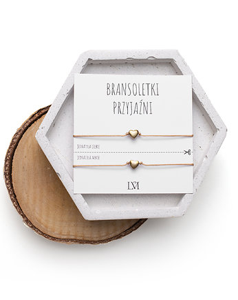 Bransoletki przyjaźni - dwie - dla Ciebie i dla niej z hematytem, mdesign