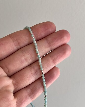 Choker z kamieni naturalnych amazonit MORSKI, ATdiament