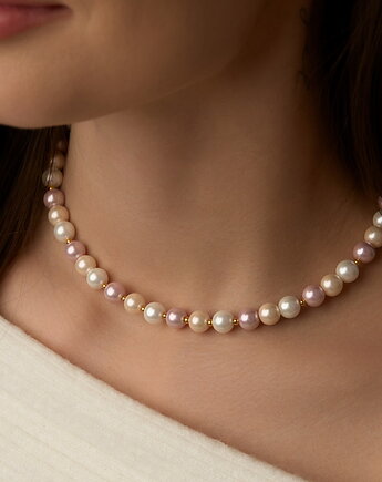 Naszyjnik perły Seashell- srebro 925 pozłacane, Coccola JEWELLERY