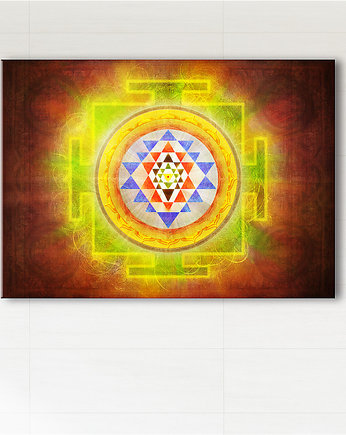 Obraz harmonizujący - Mandala Shri Yantra, yenoo