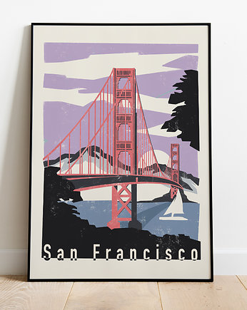 Plakat San Francisco, kama.illustration