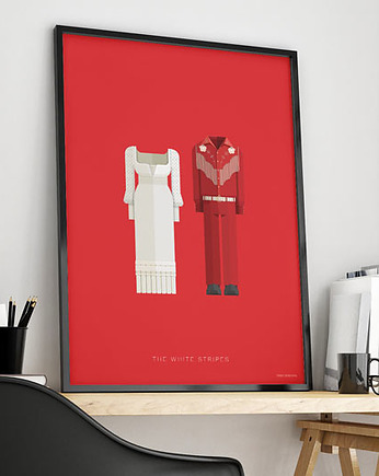 Plakat The White Stripes, minimalmill