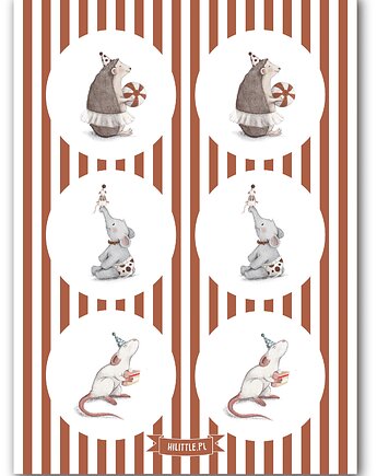 Naklejki ze zwierzątkami, HI LITTLE