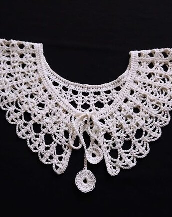 Kołnierzyk naturalna biel 80-24, eulalia