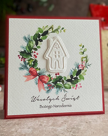 Personalizowana kartka na Boże Narodzenie, BN 20C, Anna Art and Crafts
