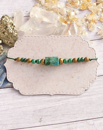 Spokój, moc, ochrona - chryzokola, malachit, kaktusia