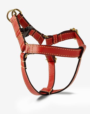 Szelki skórzane Vero Rosso, MUSSO