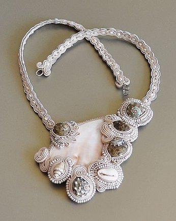 Elegancki sutaszowy naszyjnik OCEAN, Sylwia Żak