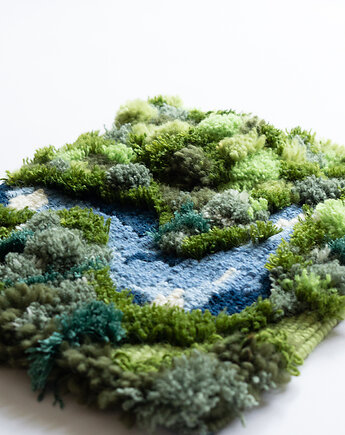 Tkanina  artystyczna 3D z rzeką, Natela Weawes