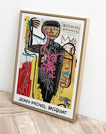 PLAKAT Basquiat street art graffiti poster sztuka uliczna 80, black dot studio