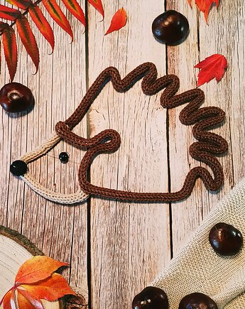 Jeż - ozdoba z włóczki, Włóczkopis