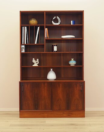 Biblioteczka palisandrowa, duński design, lata 70, produkcja: Hundevad, Przetwory design