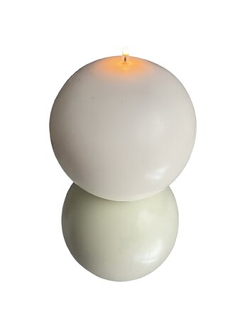 Świeca ekologiczna sojowa dekoracyjna "Rustic Ball" średnica 100mm, Coccola JEWELLERY