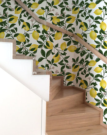 Tapeta Lemon Tree. Cytryny, Patternosophy