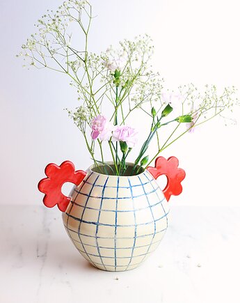 Wazon kwiatek, Naturalnie, Z Gliny