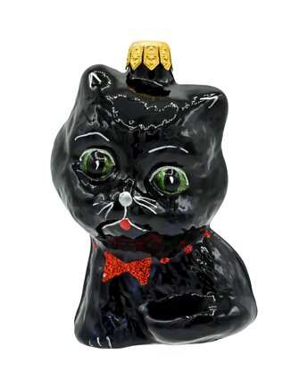 Bombka choinkowa: Uroczy kot z muchą, Syn Bombkarza