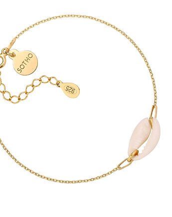 Złota bransoletka z muszelką, SOTHO