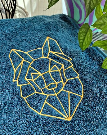 Ręcznik WILK geometryczny EGIPSKA BAWEŁNA, Regal Cotton