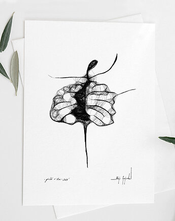 Autorska grafika (tancerka) - nr 63, Maja Gajewska