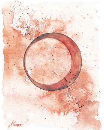 Księżyc Sierp akwarela wydruk artystyczny, My Moment