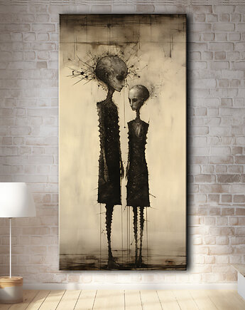 Melancholia - Obraz na płótnie - Druk, Blejtrama - Impresjonizm, Loft #15, Black Sapphire Art