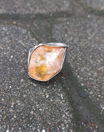 Cytrynek - pierścionek regulowany, po drugiej stronie lustra