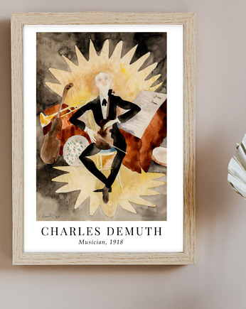 Plakat reprodukcja Charles Demuth 'Musician', Well Done Shop