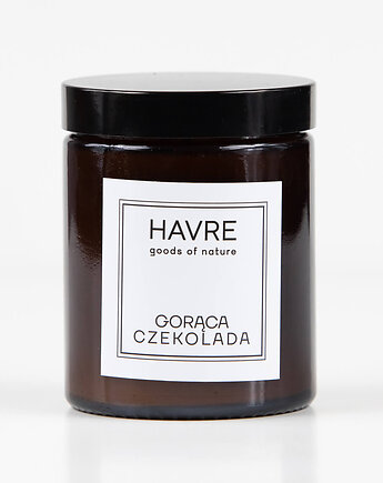 Świeca sojowa zapachowa gorąca czekolada Havre, Havre Cosmetics