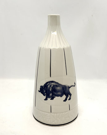 Butelka po Bizon Wódka, wyprodukowana przez Lichte Fine China, Niemcy 1968 r., Good Old Things