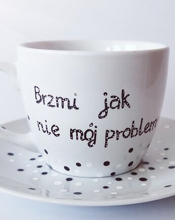 Ręcznie malowana filiżanka, Kaśka Keller