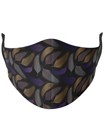 Maseczka 3-warstwowa wielorazowa PIÓRKA, dirrtytown clothing
