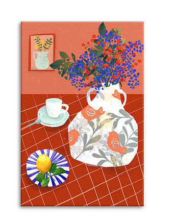 Obraz drukowany na płótnie- "Martwa natura" 70x100cm, NOWdeco